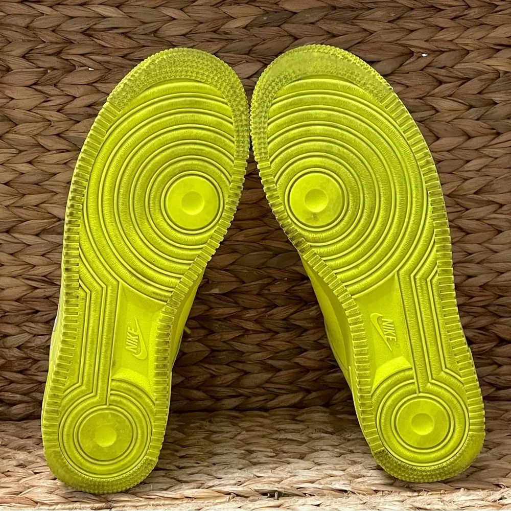 Nike Air Force 1 Utility Volt 2 Neon‎ Yellow Sneaker Shoes